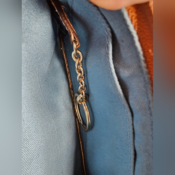 Dooney and Bourke Leather Floral Wristlet Clutch Lillies EUC - Picture 3 of 13